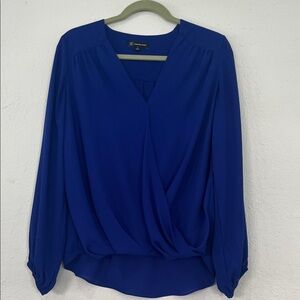 INC International Concepts Royal Blue Blouse